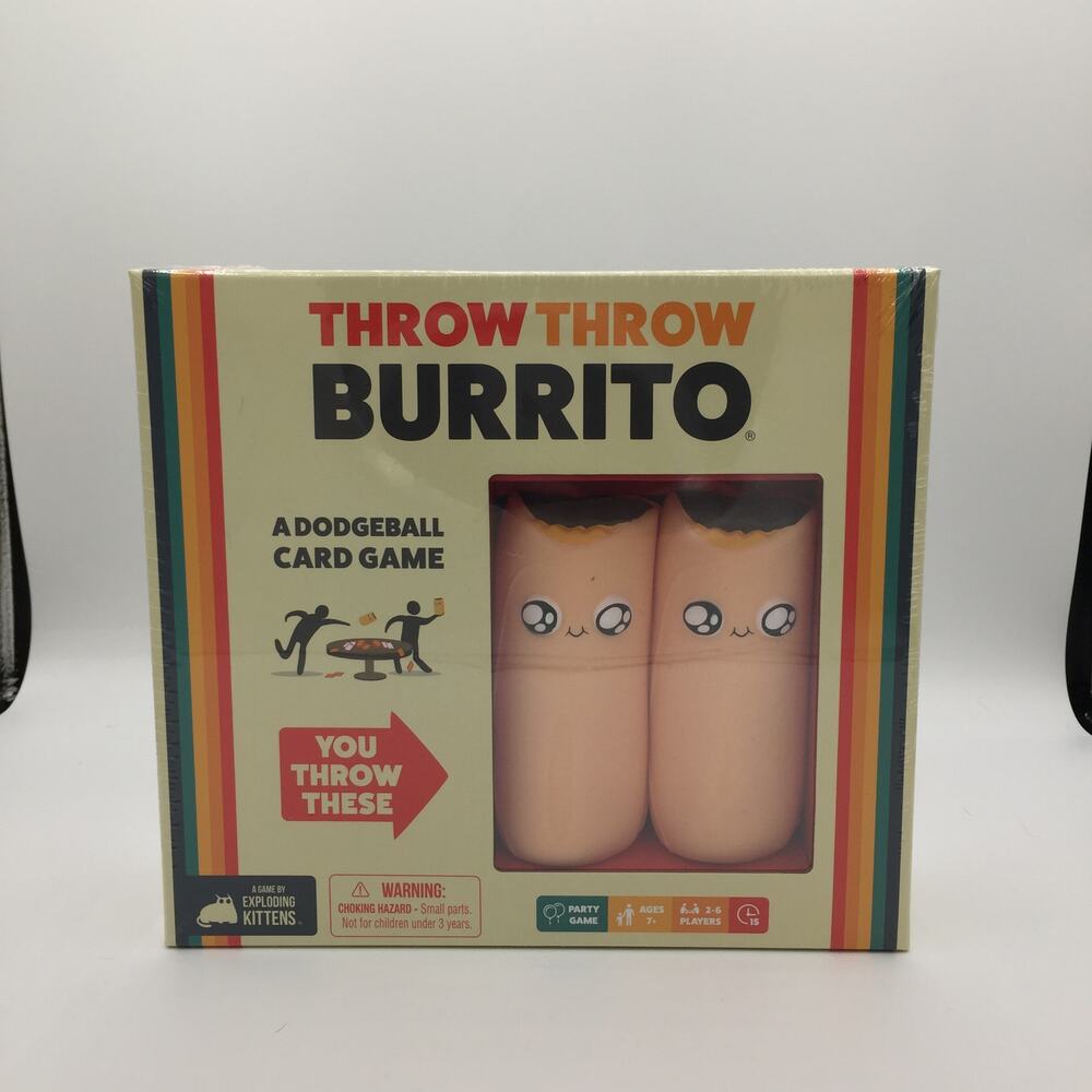 NEW Throw Throw Burrito Party Card Game New Sealed by Exploding Kittens